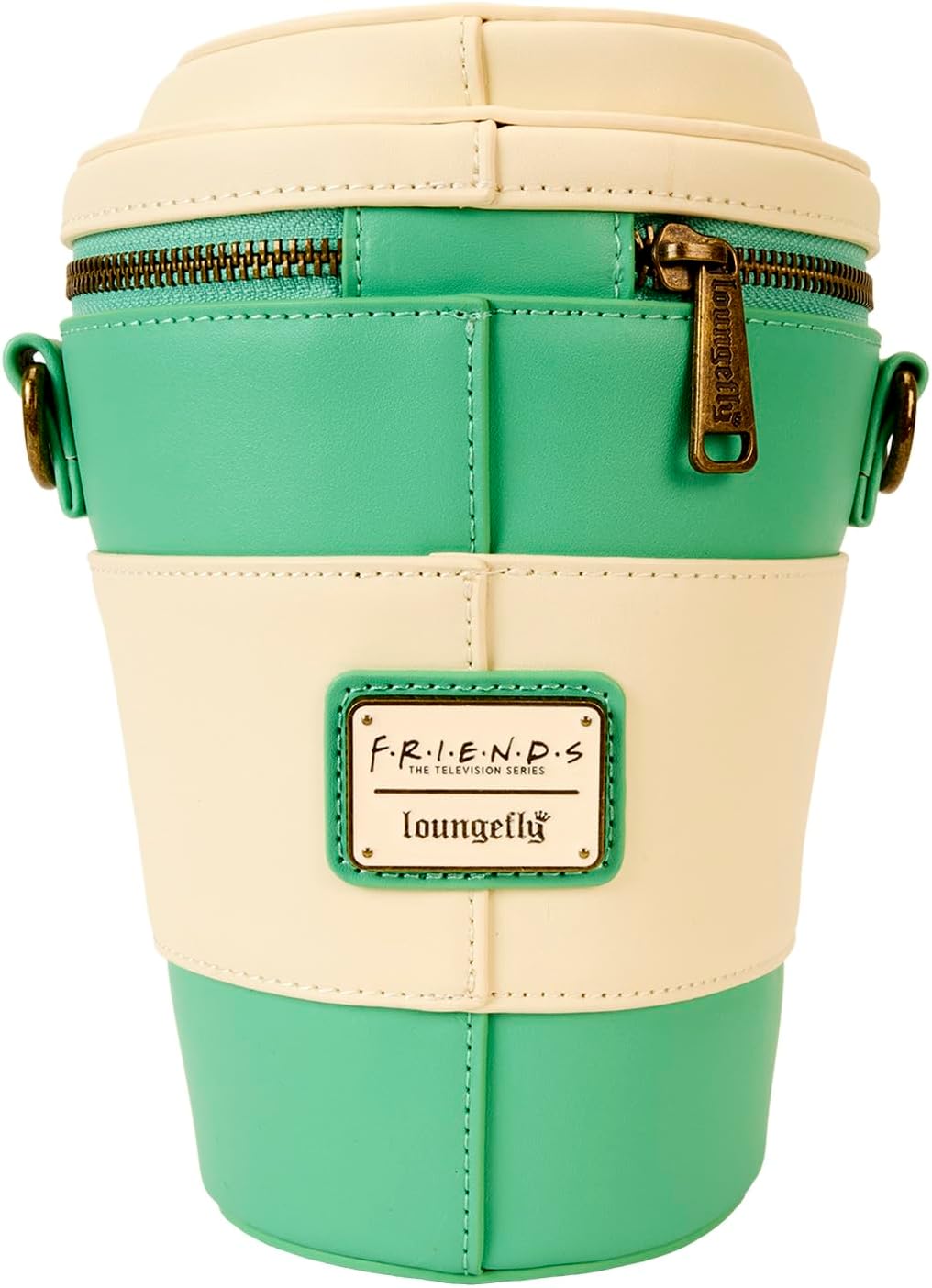 Loungefly Friends Central Perk to-Go Coffee Cup Figural Scented Crossbody Bag