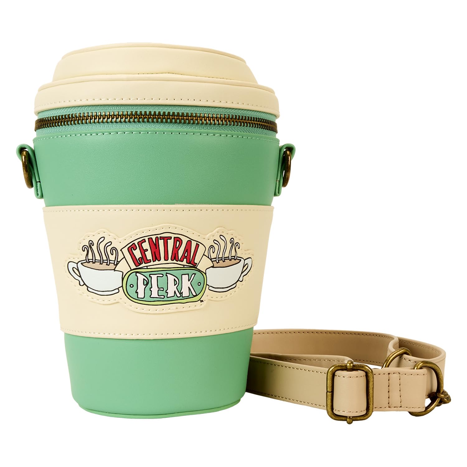 Loungefly Friends Central Perk to-Go Coffee Cup Figural Scented Crossbody Bag