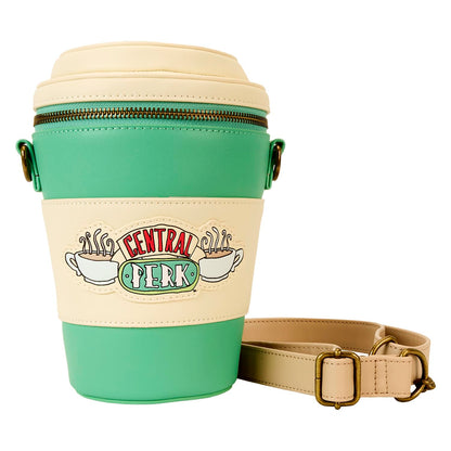 Loungefly Friends Central Perk to-Go Coffee Cup Figural Scented Crossbody Bag