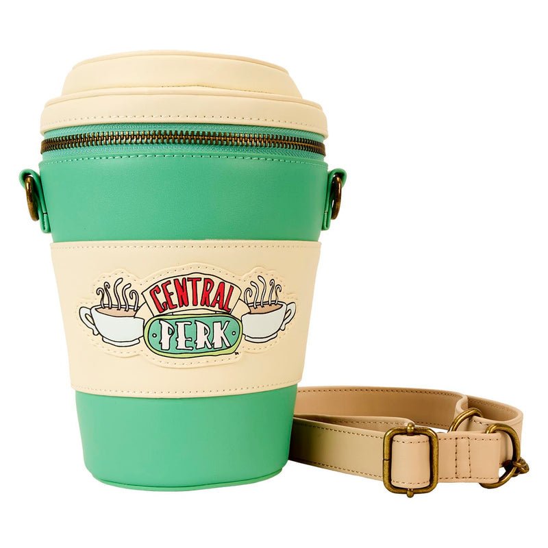 Loungefly Friends Central Perk to-Go Coffee Cup Figural Scented Crossbody Bag