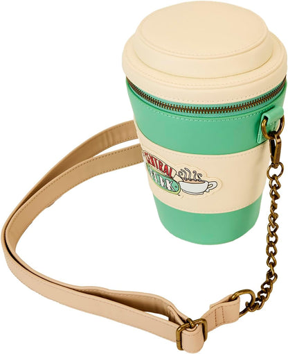 Loungefly Friends Central Perk to-Go Coffee Cup Figural Scented Crossbody Bag
