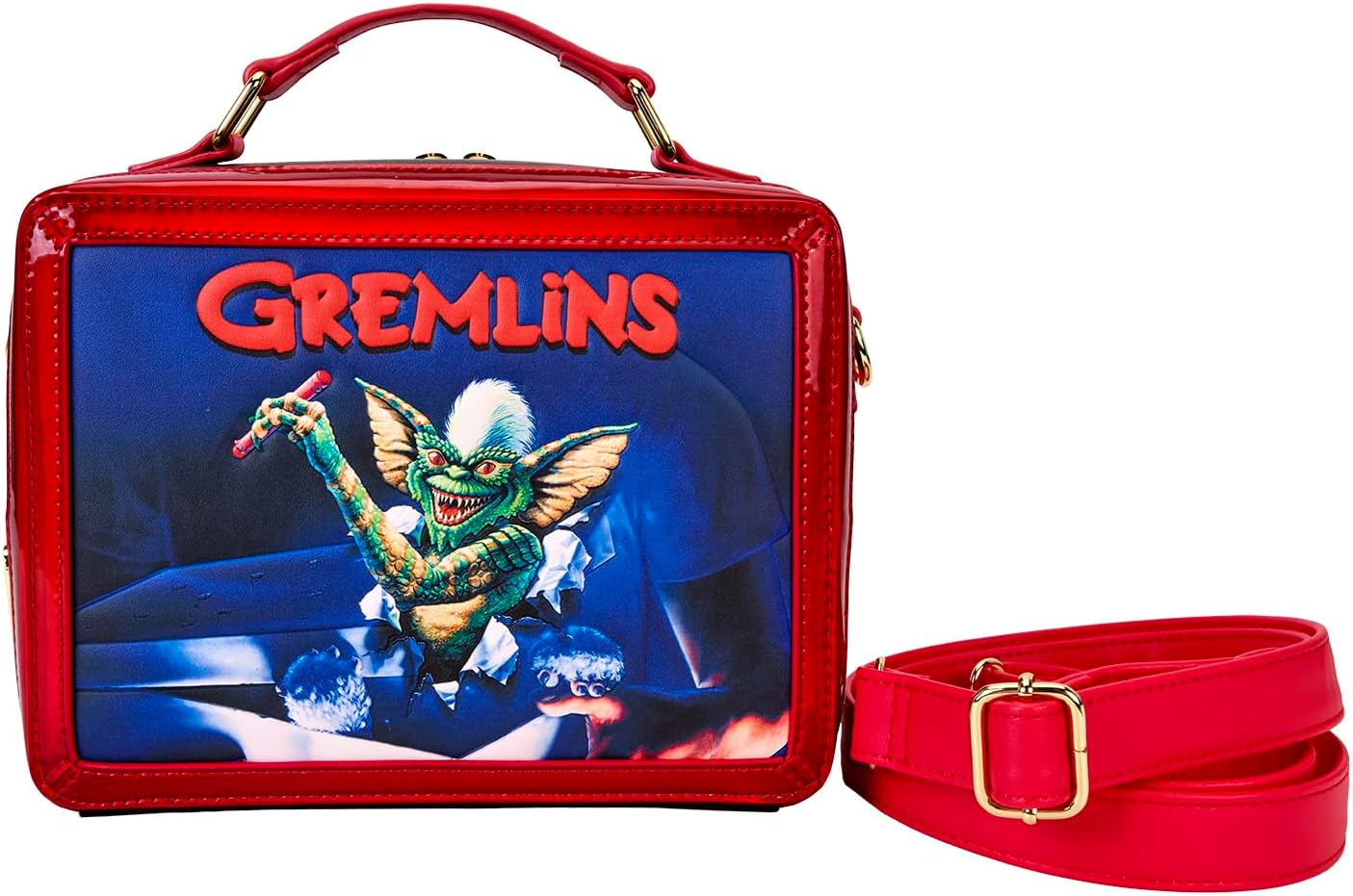 Loungefly Gremlins 40th Anniversary Vintage Lunchbox Crossbody Bag