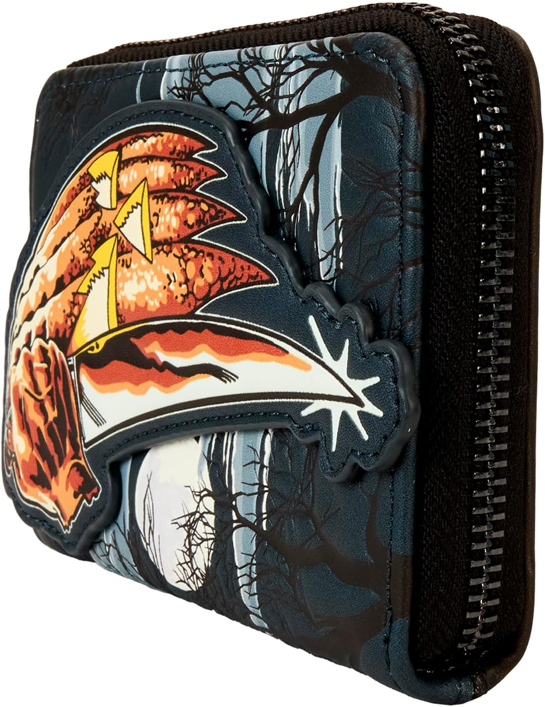 Loungefly Halloween Michael Myers Jack-O'-Lantern Glow Zip Around Wallet