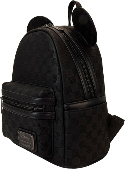 Loungefly Mickey Mouse Checkered Texture Mini Backpack
