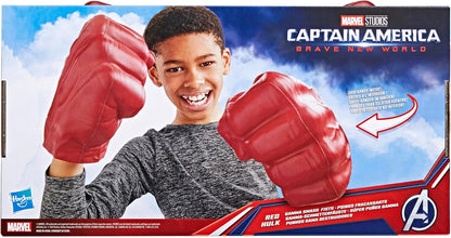 Marvel Avengers Captain America: Brave New World Red Hulk Gamma Smash Fists Role Play Toys