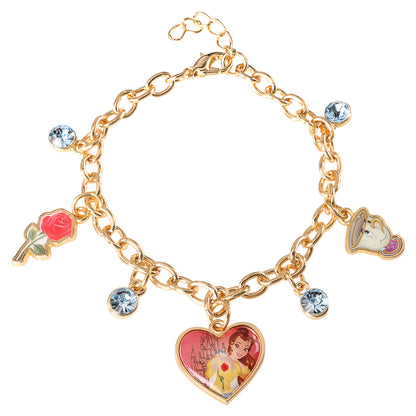 Disney - Beauty & The Beast Multicoloured Enamel Costume Charm Bracelet