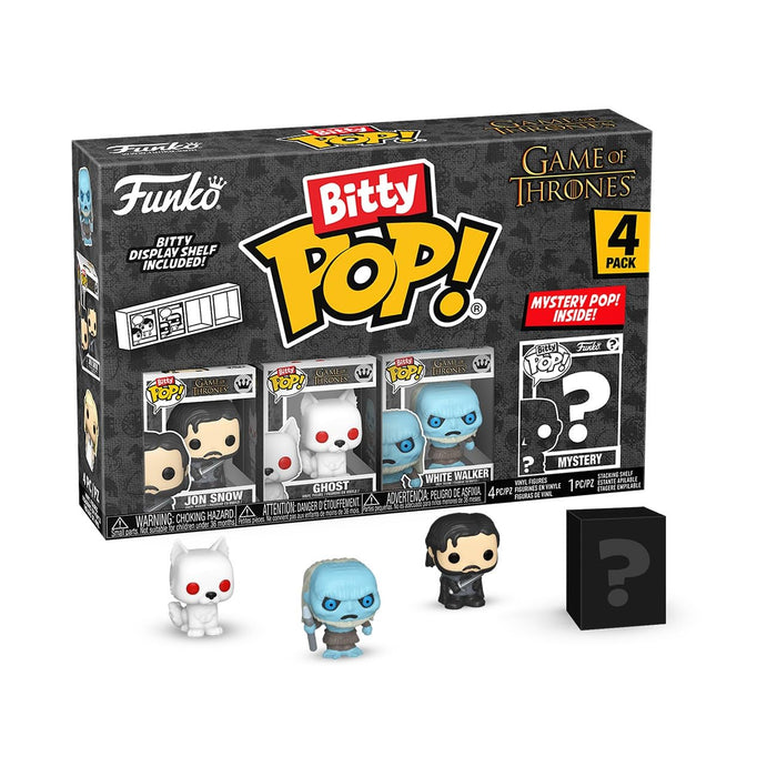 Funko Pop! Bitty: Game of Thrones - Jon Snow, Ghost, White Walker, & Mystery Chase Figure (Styles May Vary)