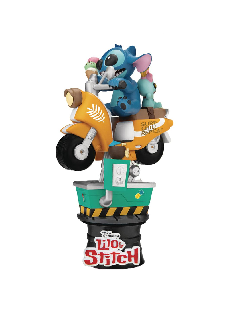 Disney diorama PVC D-Stage Stitch Coin Ride 16 cm