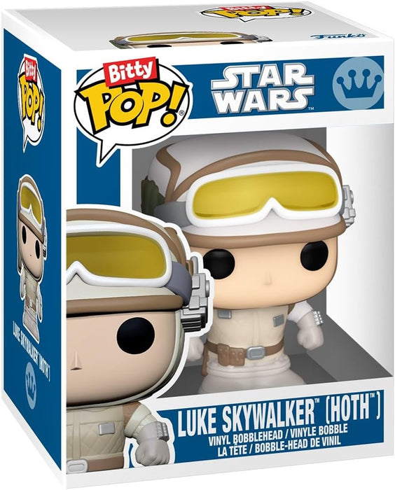 Funko Pop! Bitty: Star Wars - Luke Skywalker™ (Hoth™), R2-D2, Chewbacca & Mystery Chase Figure (Styles May Vary)