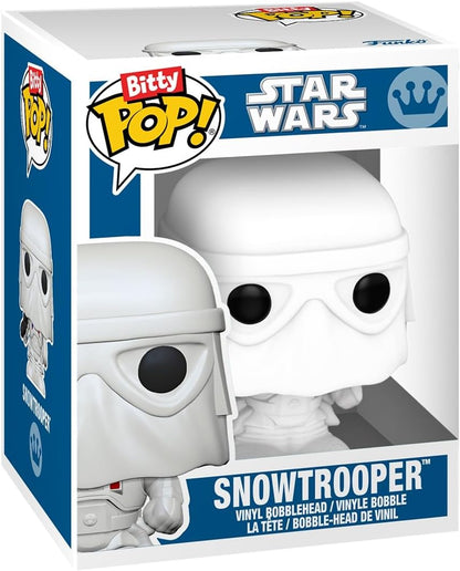 Funko Pop! Bitty: Star Wars - Princess Leia, Snowtrooper, Boba Fett & Mystery Chase Figure (Styles May Vary)