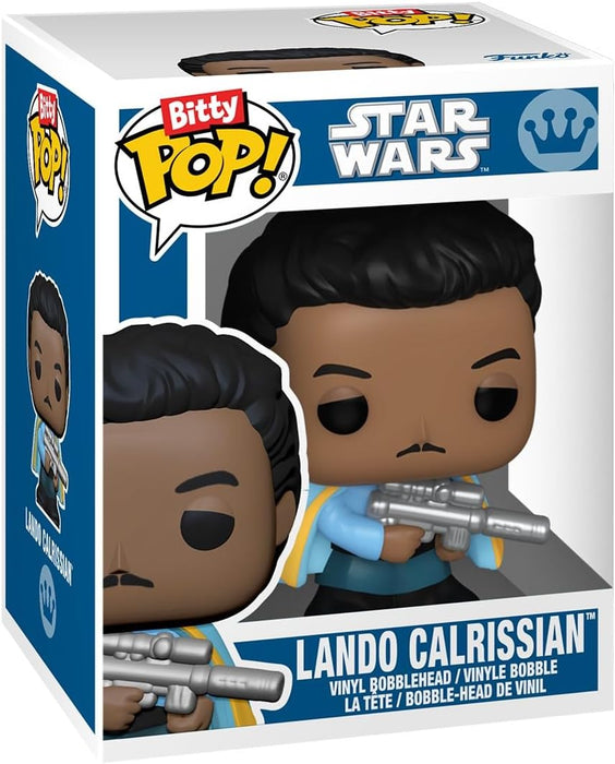 Funko Pop! Bitty: Star Wars - Darth Vader, Lando Calrissian, Luke Skywalker and Yoda, & Mystery Chase Figure (Styles May Vary)
