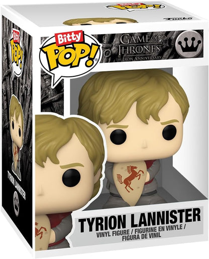 Funko Bitty Pop! Game of Thrones - Tyrion 4pk and A Surprise Mystery Mini Figure - 0.9 Inch (2.2 Cm) - Game Of Thrones Collectable - Stackable Display Shelf Included - Gift Idea - Party Bags Stocking