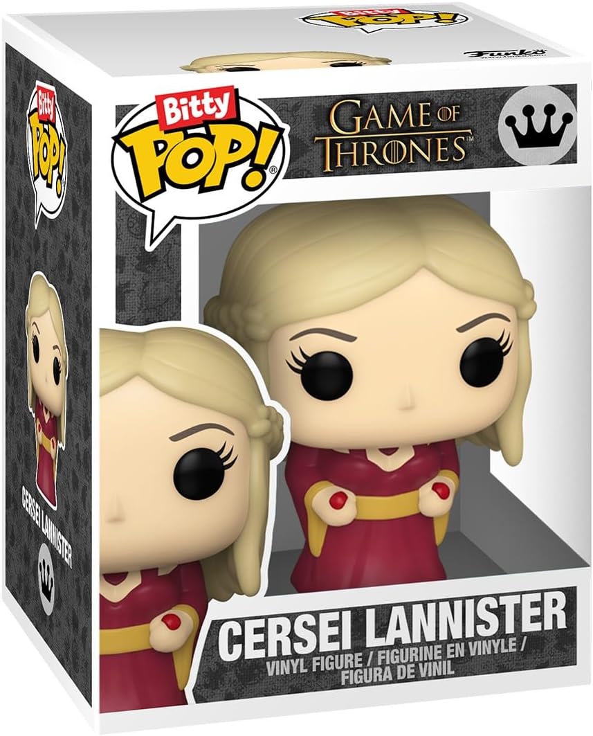 Funko Bitty Pop! Game of Thrones - Tyrion 4pk and A Surprise Mystery Mini Figure - 0.9 Inch (2.2 Cm) - Game Of Thrones Collectable - Stackable Display Shelf Included - Gift Idea - Party Bags Stocking