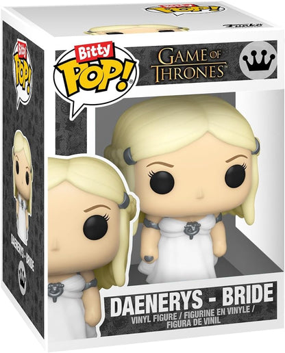 Funko Bitty Pop! Game of Thrones - Khaleesi 4pk and A Surprise Mystery Mini Figure - 0.9 Inch (2.2 Cm) - Collectable - Stackable Display Shelf Included - Gift Idea - Party Bags Stocking