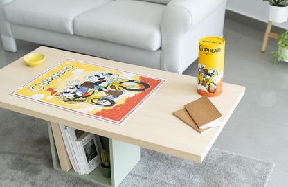 Grupo Erik: Puzzle Cuphead - Explorer Riders | Puzzle 500 pezzi con scatola decorativa + mini poster, 61 x 45,7 cm, puzzle bambini, Cuphead decorazione
