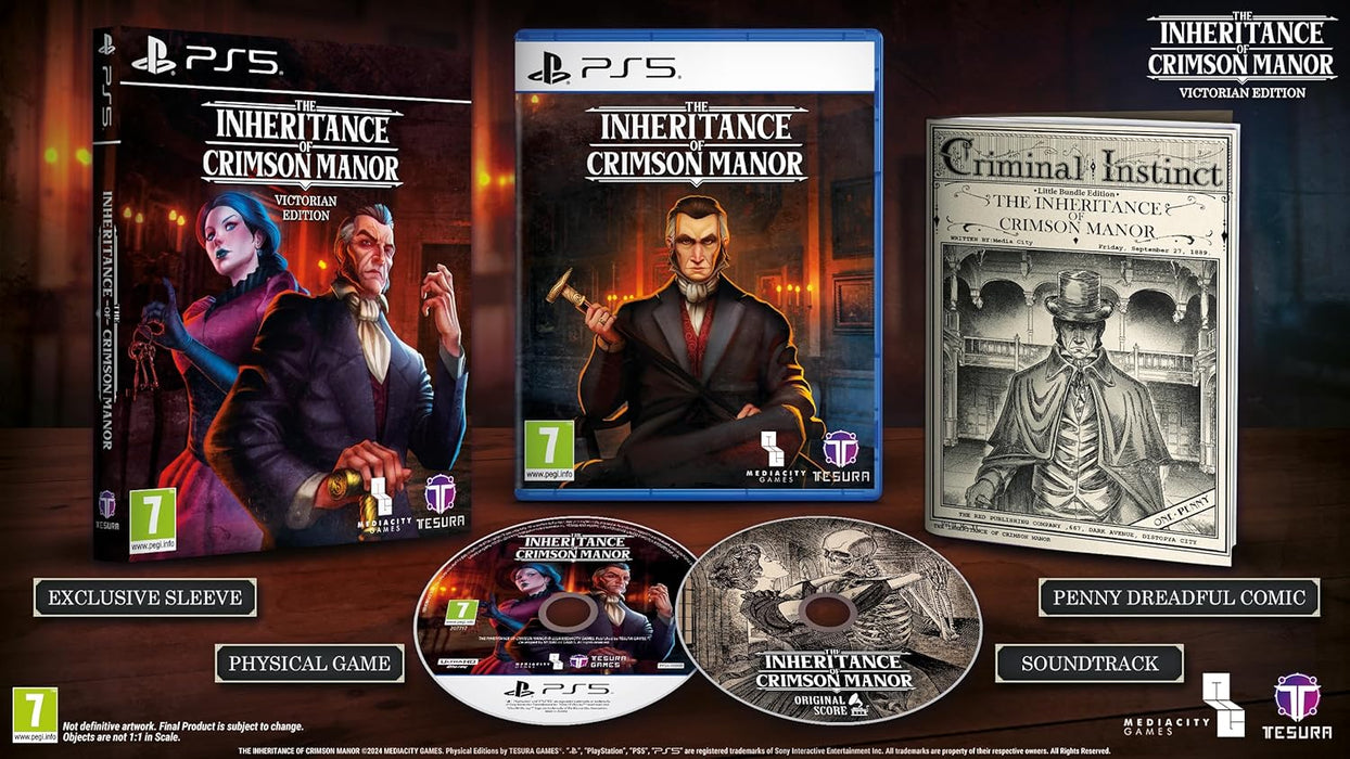 The Inheritance of Crimson Manor - Victorian Edition (PlayStation 5 PS5) Game