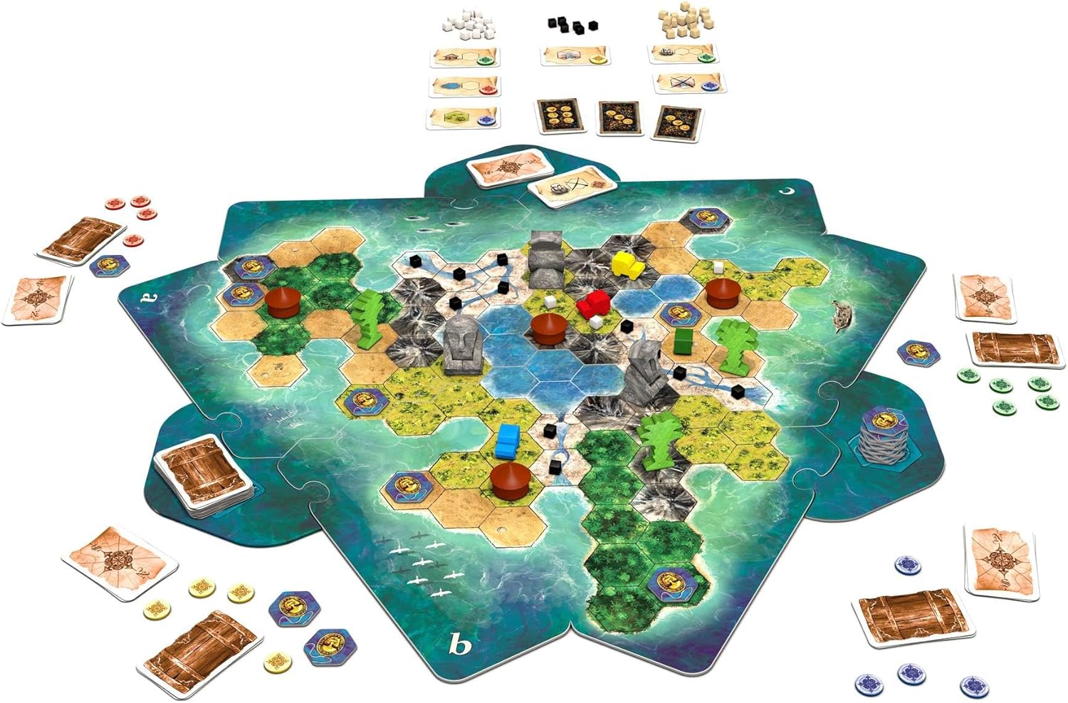 Zoch zum Spielen 601105152 Tobago Zoch 601105152-Tobago (New Edition) -Classic, Family Adults and Children, Group Game for 2-4 Players, from 10 Years, Multicoloured