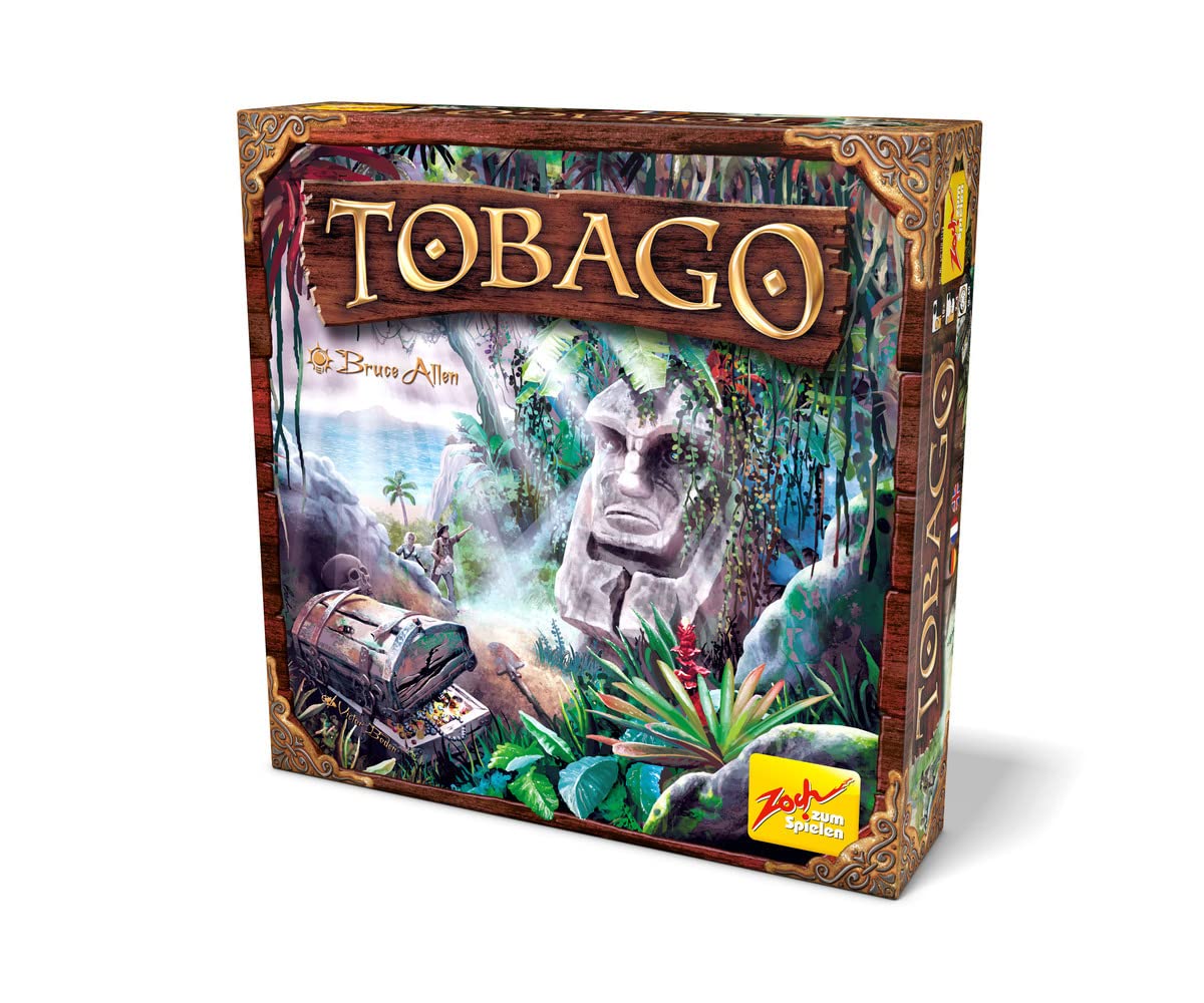 Zoch zum Spielen 601105152 Tobago Zoch 601105152-Tobago (New Edition) -Classic, Family Adults and Children, Group Game for 2-4 Players, from 10 Years, Multicoloured