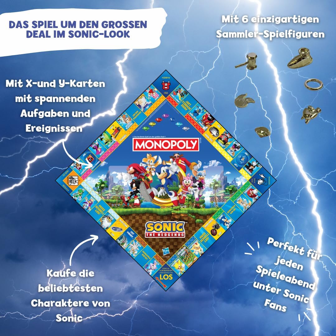 Monopoly- Juego de Mesa (Winning Moves WM04624-GER-6