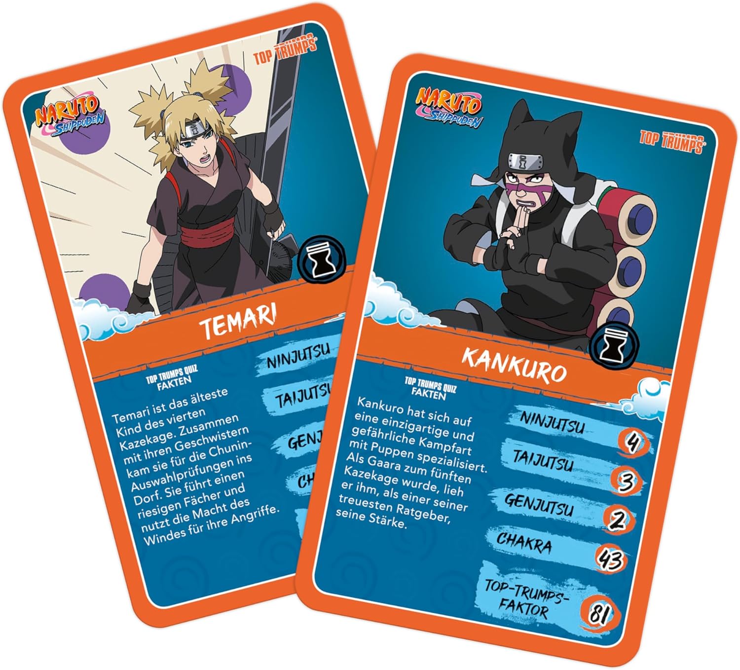 TOP TRUMPS WM04269-GER-6 Trumpfkartenspiel, Orange
