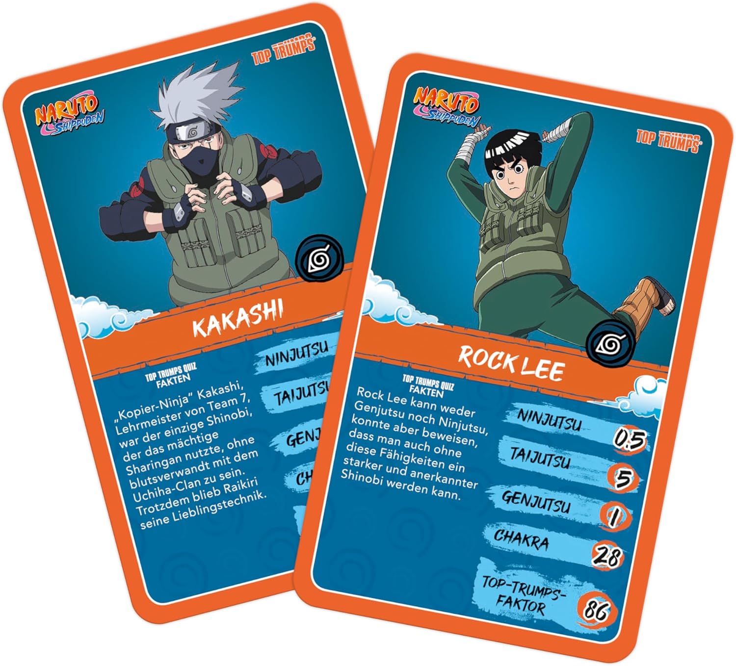 TOP TRUMPS WM04269-GER-6 Trumpfkartenspiel, Orange