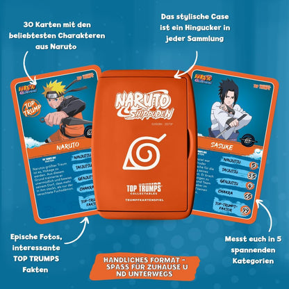 TOP TRUMPS WM04269-GER-6 Trumpfkartenspiel, Orange