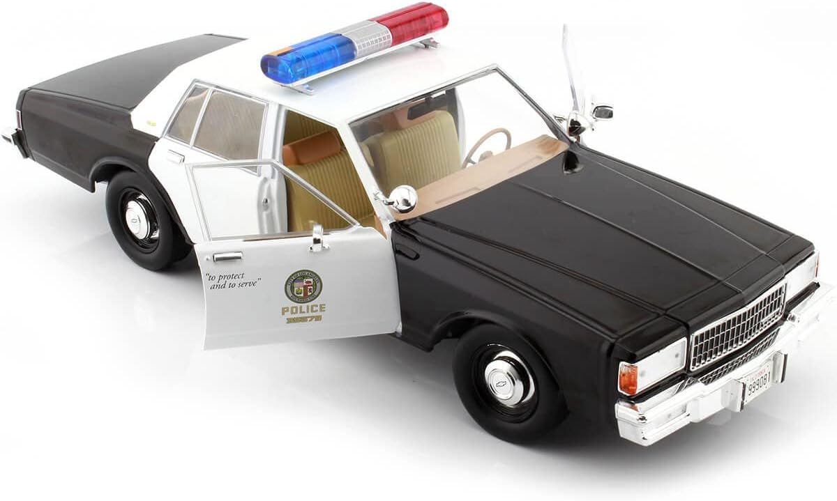 Greenlight- Terminator T-1000 Coches en Miniatura de colección, Color Negro/Blanco (19105