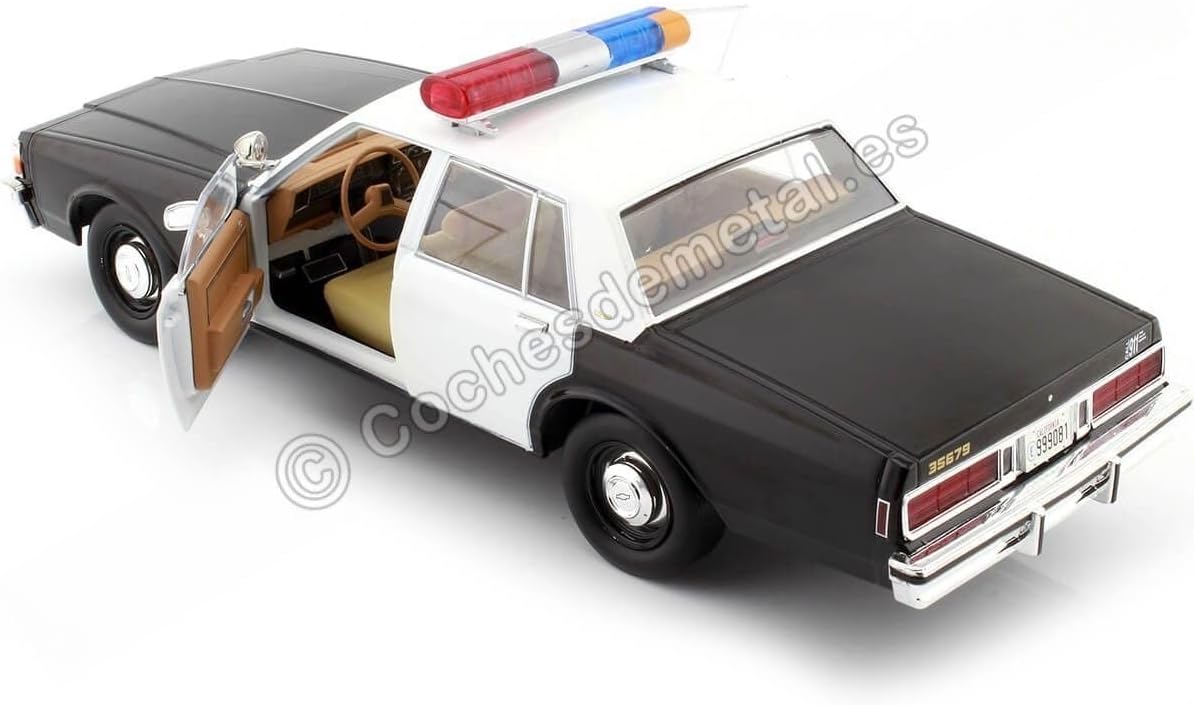 Greenlight- Terminator T-1000 Coches en Miniatura de colección, Color Negro/Blanco (19105