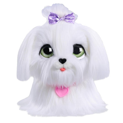 Just Play furReal GoGo Walkin Pup-hondje, interactief speelgoed, 22,9 cm grote, springende pluche puppy met geluidseffecten, kinderspeelgoed vanaf 4 jaar