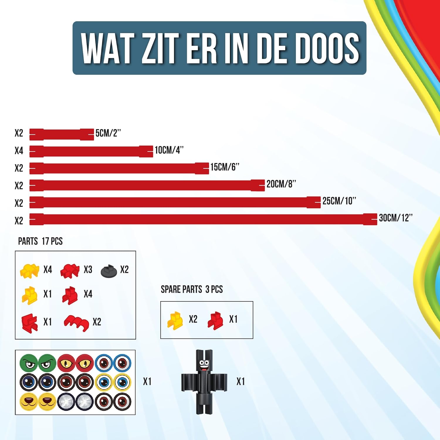 Spaghetteez antistress speelgoed voor kinderen vanaf 5 jaar, educatieve Montessori-knutselset voor jongens en meisjes, flexibele bouwstenen