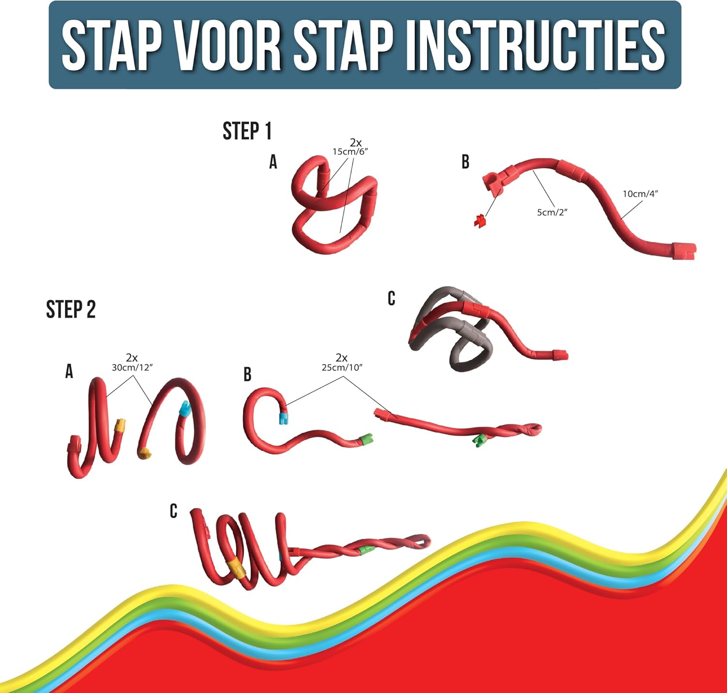 Spaghetteez antistress speelgoed voor kinderen vanaf 5 jaar, educatieve Montessori-knutselset voor jongens en meisjes, flexibele bouwstenen