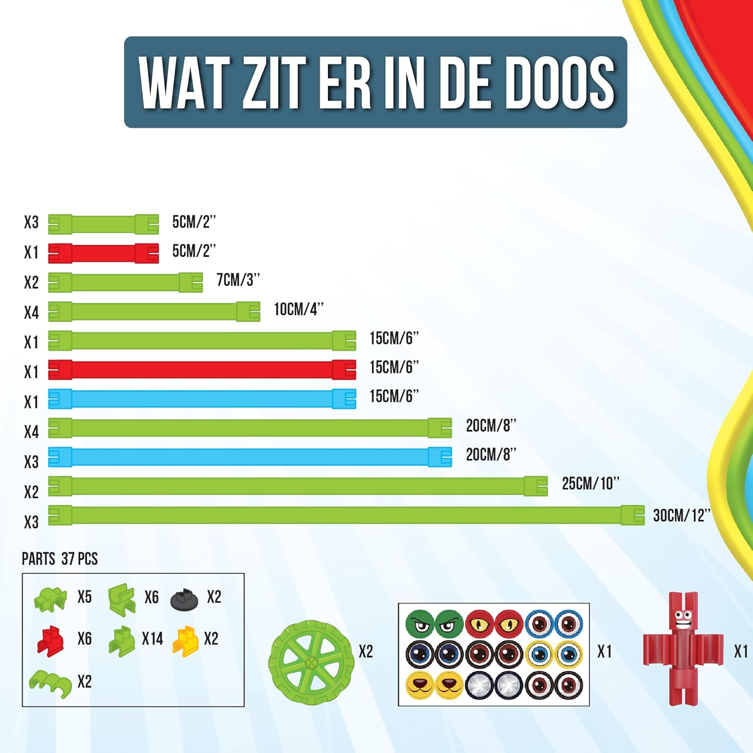 Spaghetteez antistress speelgoed voor kinderen vanaf 5 jaar, educatieve Montessori-knutselset voor jongens en meisjes, flexibele bouwstenen