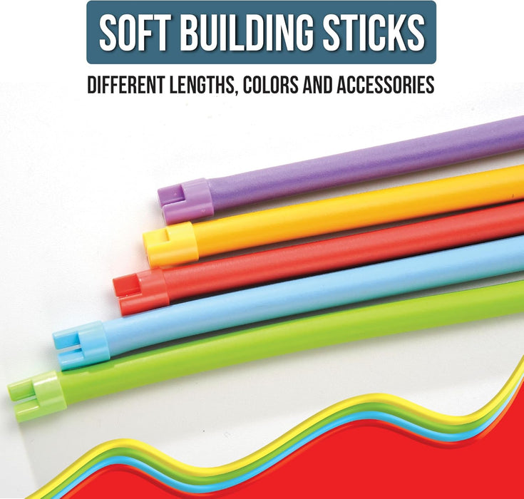 Spaghetteez antistress speelgoed voor kinderen vanaf 5 jaar, educatieve Montessori-knutselset voor jongens en meisjes, flexibele bouwstenen