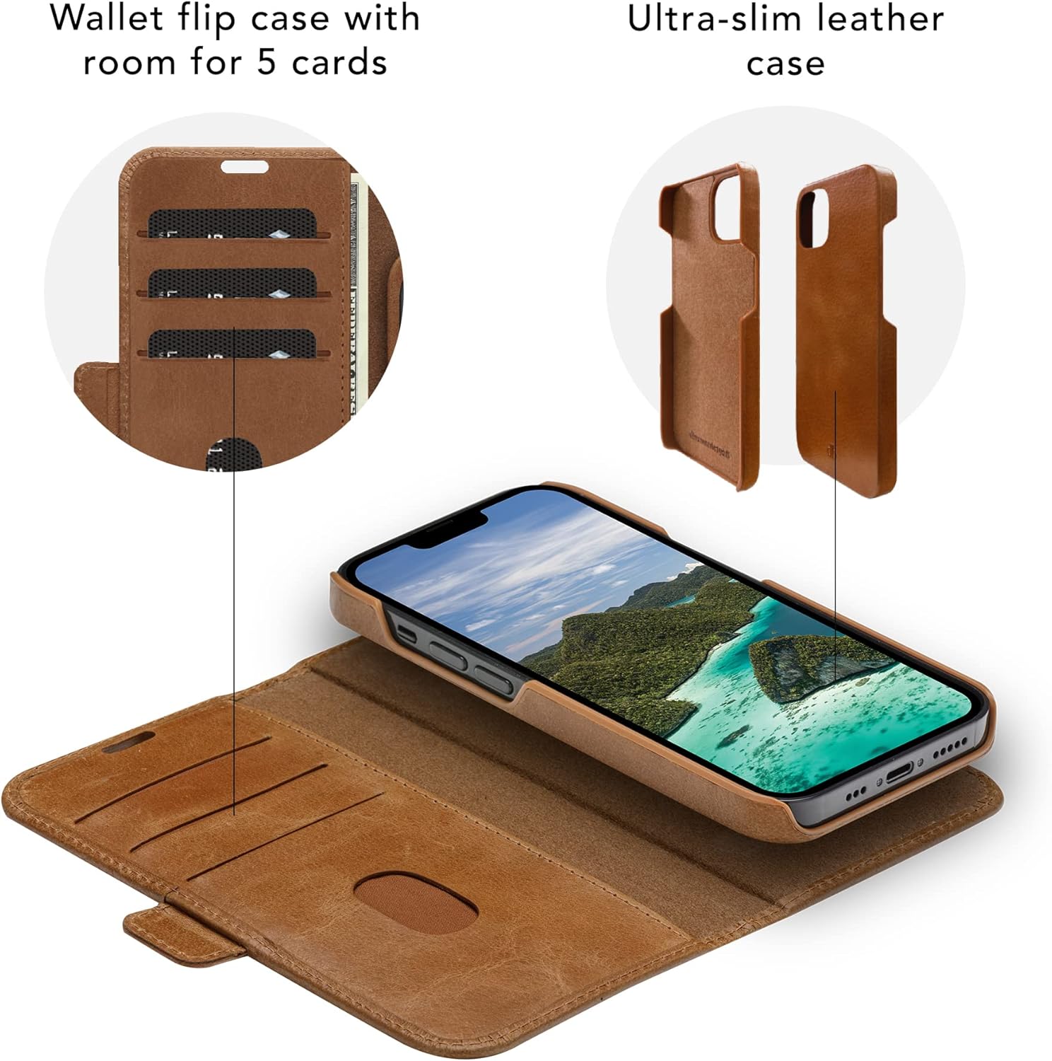dbramante1928 Lynge Phone Case - Compatible with iPhone 12/12 Pro 6.1" - Tan
