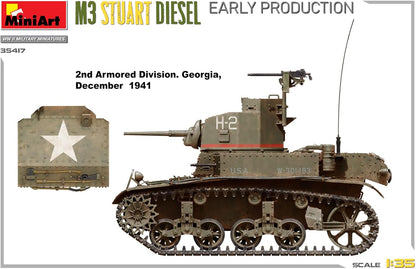 Miniart 1:35 - M3 Stuart Diesel Early Prod