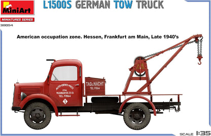 Miniart 38045 1:35 Camion L1500 - riproduzione fedele, modellismo, kit di plastica, artigianato, hobby, incollaggio, kit di modellismo, montaggio