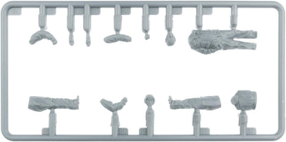 Miniart 49018 Set di figure in scala 1:48 piloti tedeschi/italiani (6) N.A. - riproduzione fedele, modellismo, kit in plastica, artigianato, hobby, incollaggio, model kit
