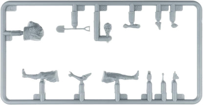 Miniart 49018 Set di figure in scala 1:48 piloti tedeschi/italiani (6) N.A. - riproduzione fedele, modellismo, kit in plastica, artigianato, hobby, incollaggio, model kit