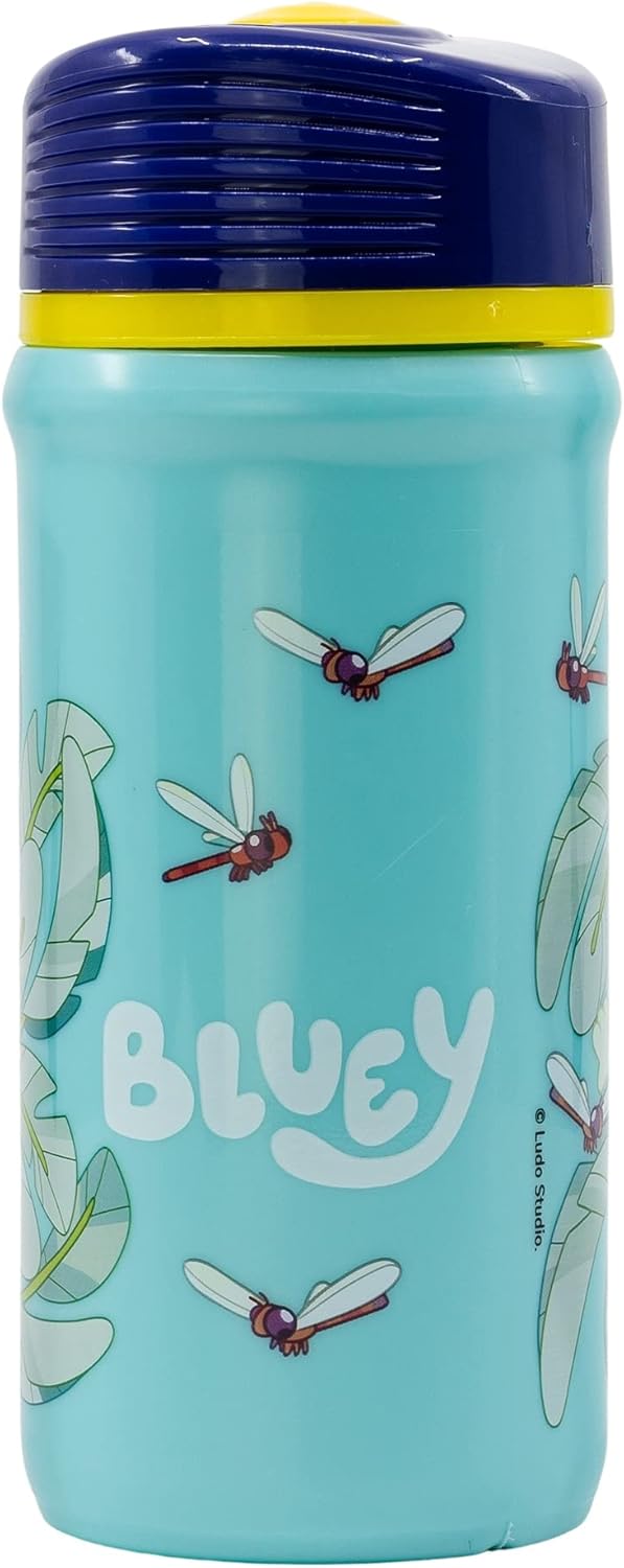 Stor Bluey 390ml Plastic Water Bottle with Screw Cap