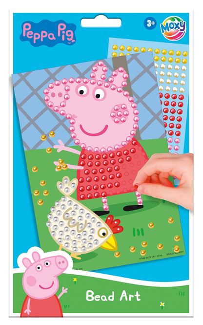 Totum Peppa Pig Bead Art Set, Creative Craft Kit, Ages 5+