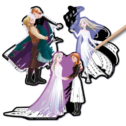 Disney Frozen Scratch Art Stickers, Character Design Collection