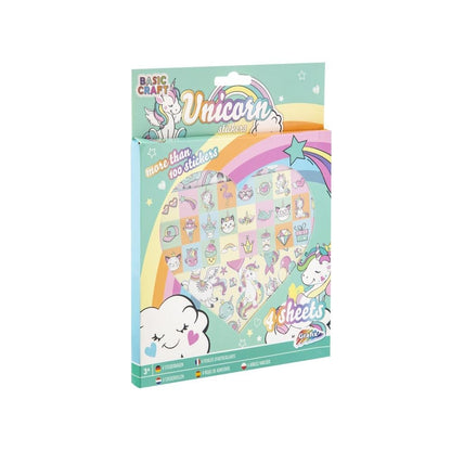 Creative Craft Group - Stickerset Eenhoorn 100st.