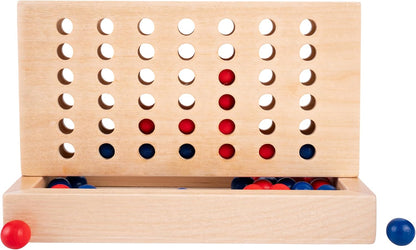 Houten Vier op een Rij-spel