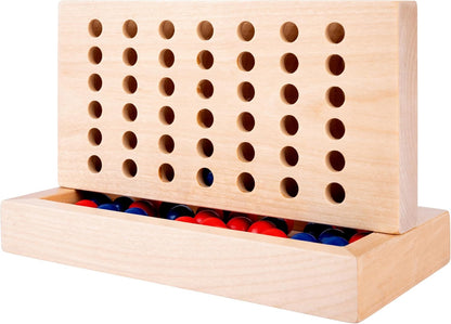 Houten Vier op een Rij-spel