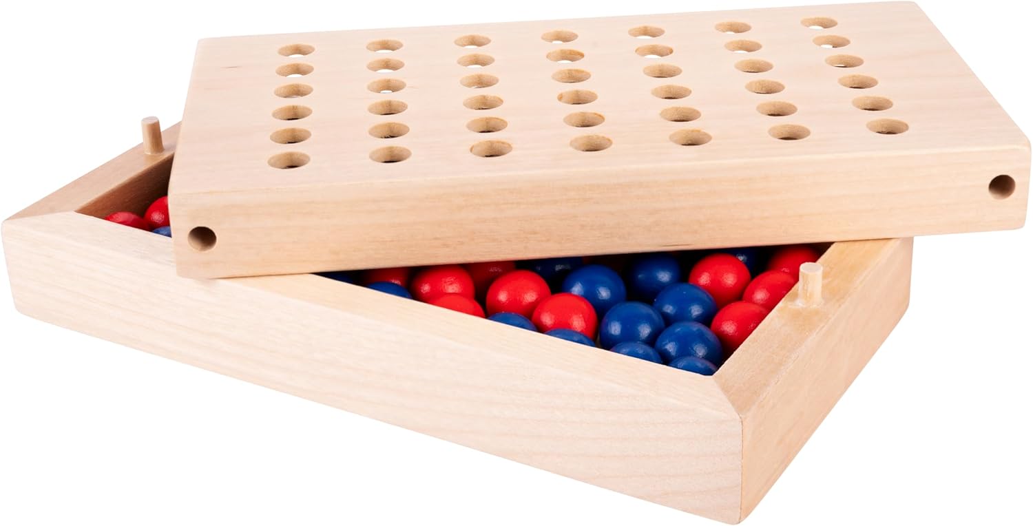 Houten Vier op een Rij-spel