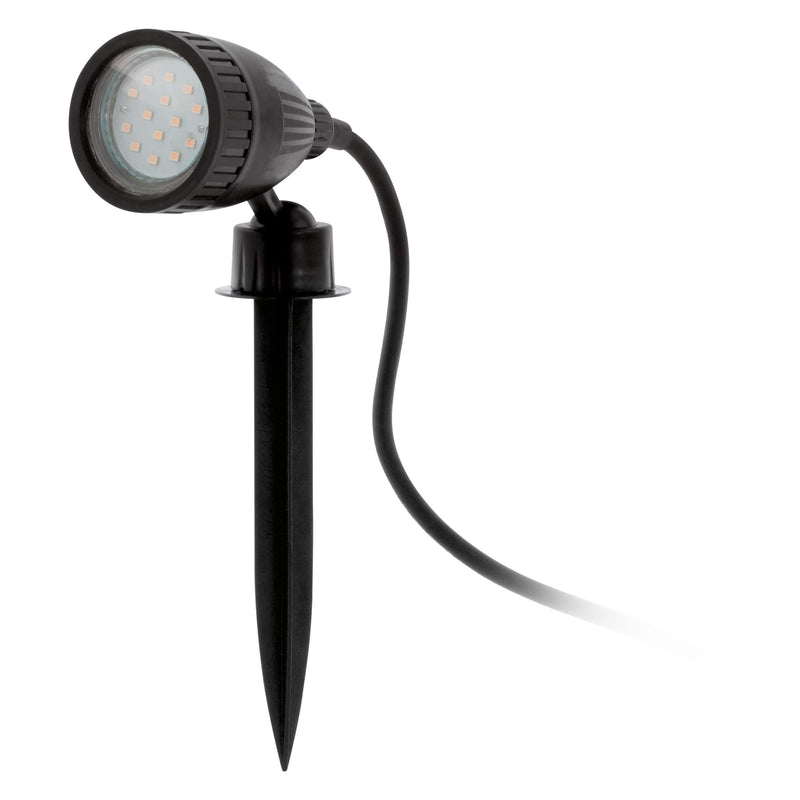 Eglo - Nema 1 Outdoor Spot W/Spike - Black - 18.5 Cm