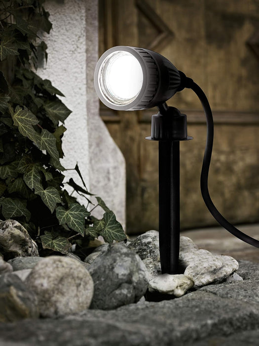 Eglo - Nema 1 Outdoor Spot W/Spike - Black - 18.5 Cm