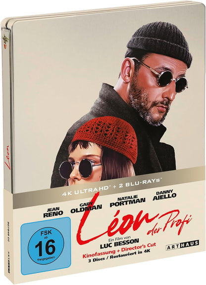 Leon - Der Profi Limited Steelbook (4K-UHD + 2 s)