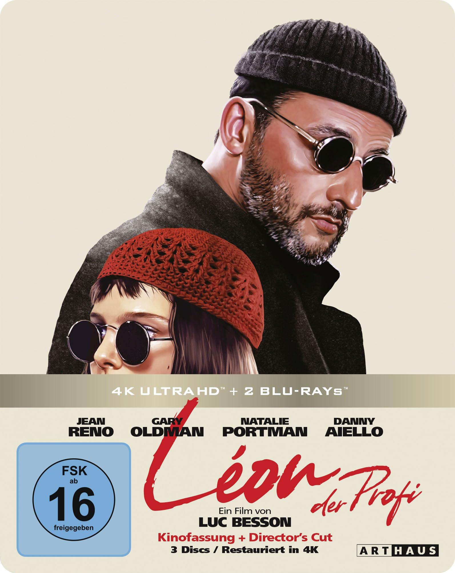 Leon - Der Profi Limited Steelbook (4K-UHD + 2 s)