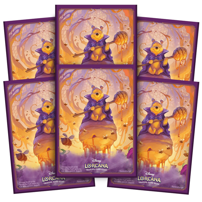Ravensburger Disney Lorcana TCG Trading Adults and Kids 8 Years Up - Winnie The Pooh 65 Card Sleeves - Set 6: Azurite Sea
